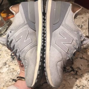 🔥RARE new balance 574 grey sneakers